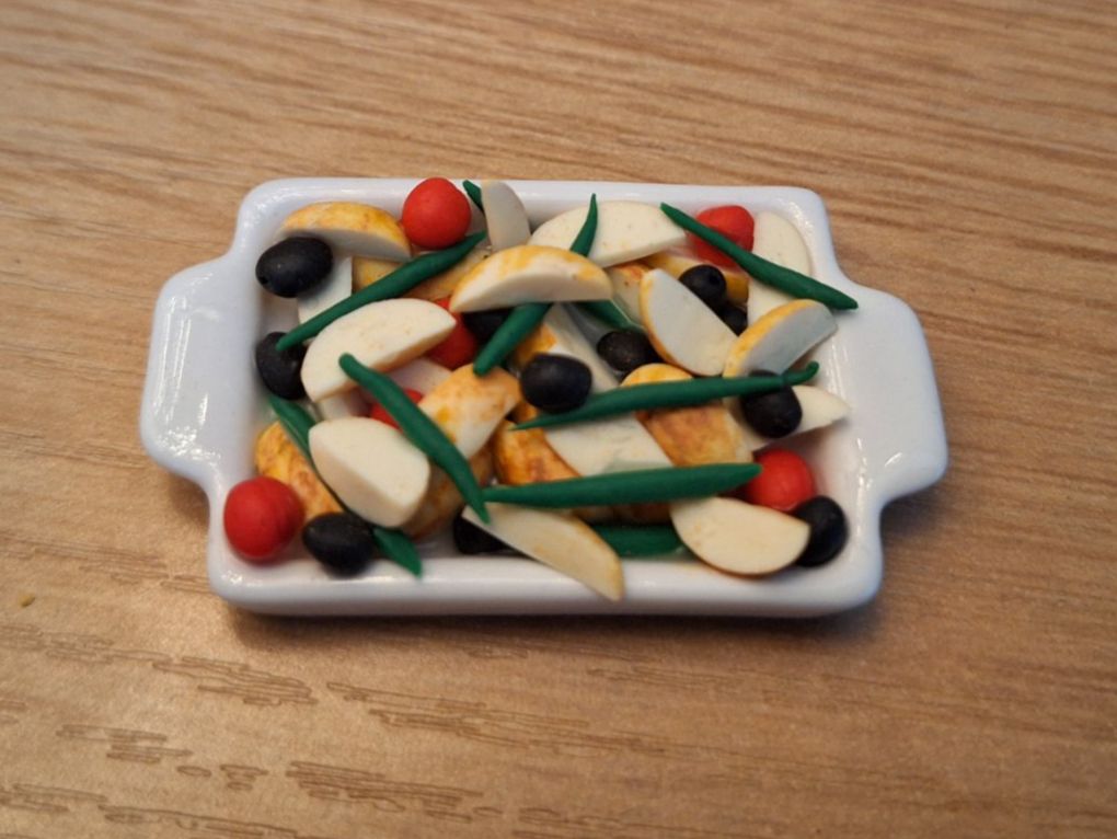 Case e mobili per bambole: Handmade Provencale Wedges – Nuovo (secondo la descrizione) da Zürich venduto da HandmadeTinyFood 1