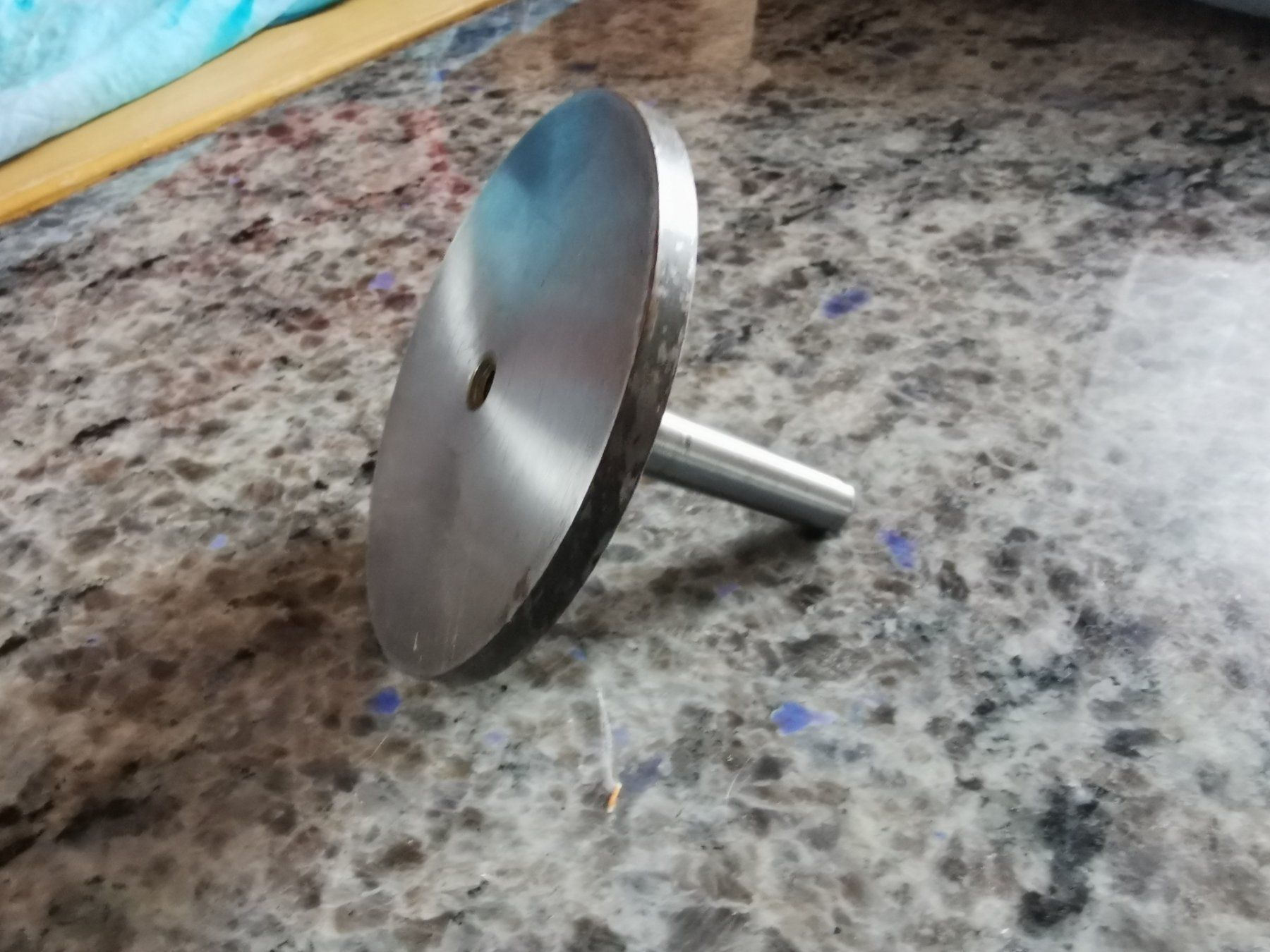 Tutti gli attrezzi: Bohrplatte mit Zentrum ca. Ø85mm /MK1 – Usato da Dagmersellen venduto da Saperlot2 1