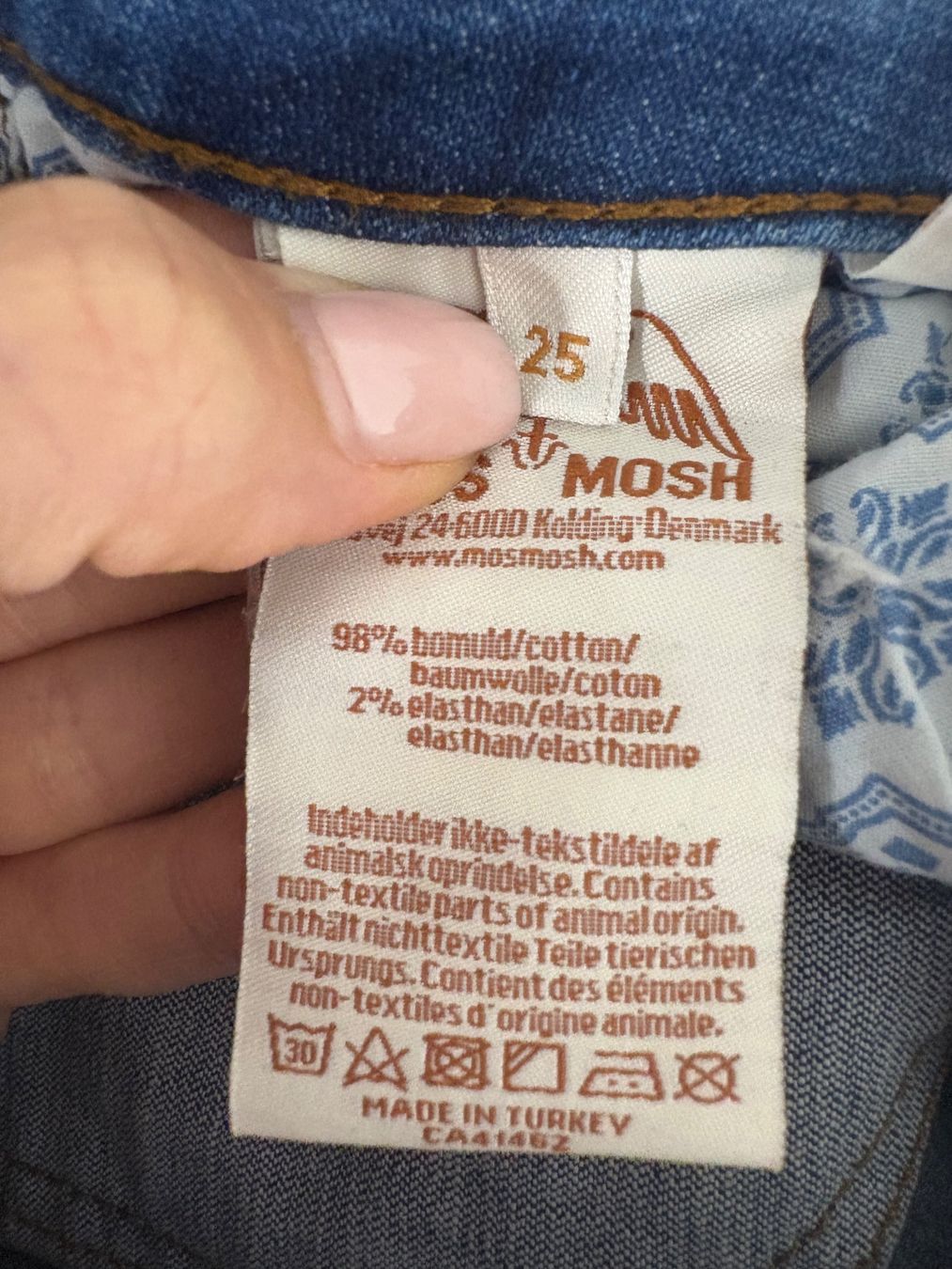 Mos mosh Jeans: Mos Mosh Jeans Gr. 25 blau slim 7/8 – Neu (gemäss Beschreibung) aus Regensdorf von secondchancefashion 4