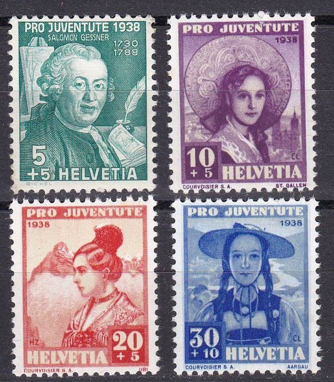 Tutti i francobolli: Pro Juventute, 1938, postfrisch** – Nuovo (secondo la descrizione) da Lupfig venduto da lubor