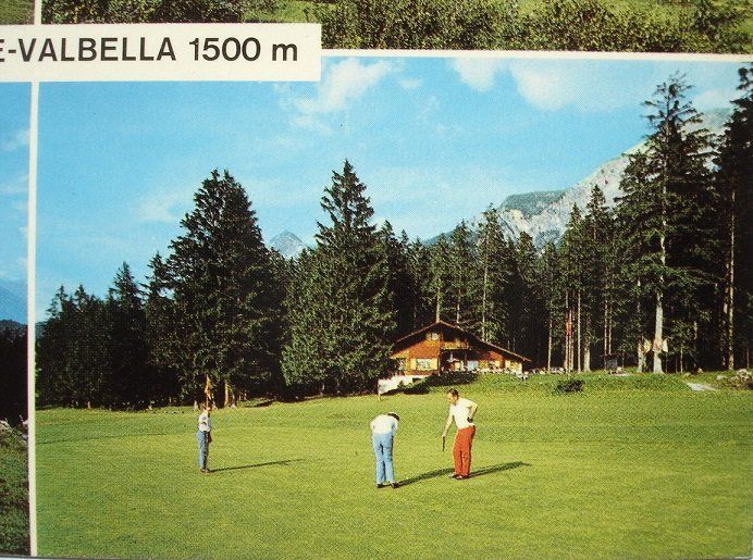 Cartoline postali: LENZERHEIDE VALBELLA Golf – Usato da Jona venduto da philajona 1