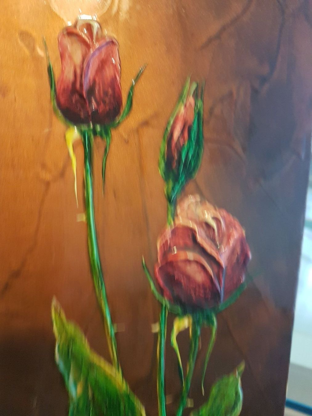 Dipinti: Kunst-Unikat "Rote Rosen" (1962) – Usato da Glattbrugg venduto da casabelavista 4