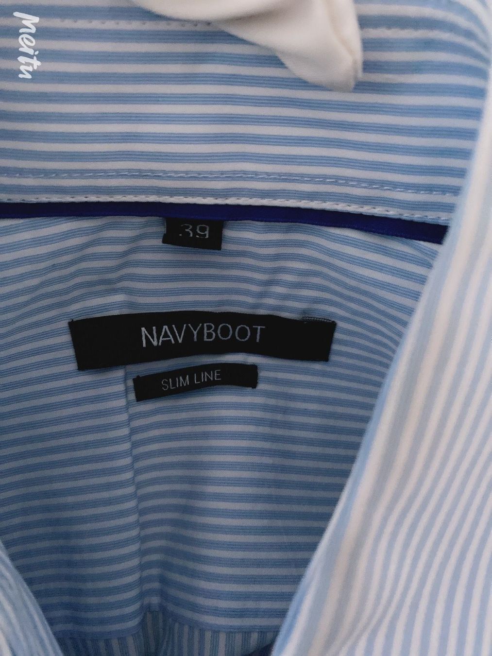 Camicie: Hemd slimline Blau gestreift NAVYBOOT – Nuovo (secondo la descrizione) da Luzern venduto da Felicita_26 2