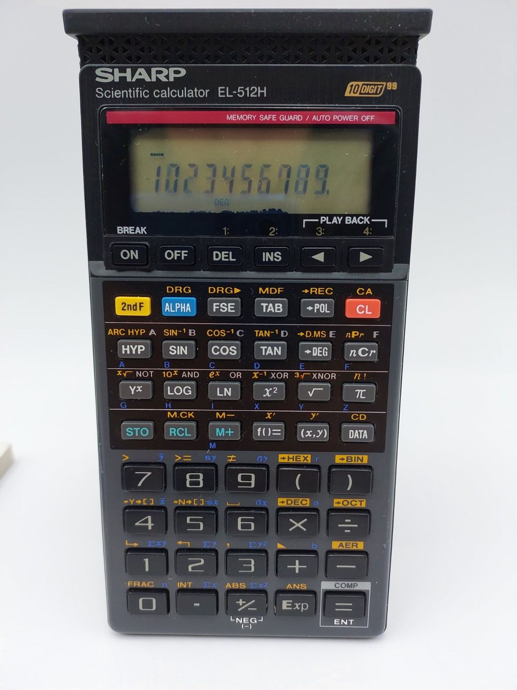 Sharp Calcolatrici tascabili: Sharp EL-512H Taschenrechner – Usato da Wil SG venduto da Donaldus 3