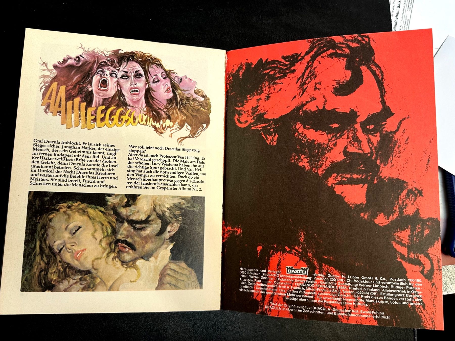Comics: Dracula Nr. 1 1985, hunderteComics eingestellt – Gebraucht aus Seltisberg von quadartswiss 1