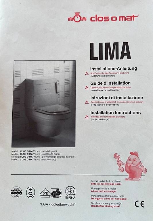 WC: Closomat LIMA defekt – Usato da Märwil venduto da Asterix2009 4
