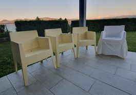 Ph. Starck / Driade - 4 Sessel Toy + Hussen (neu/neuwertig)