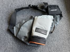 Sac banane unisexe Exel, taille Midi gris