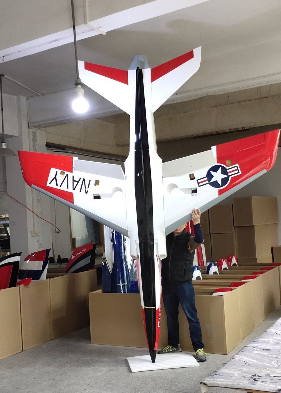 Modellismo RC: Full-Composite Sport Jet Voyager, Version 2 ARF, U.S. Navy – Nuovo e nell'imballaggio originale da Balsthal venduto da Jetline 1