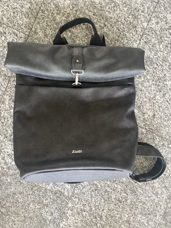 ZWEI Rucksack grau mit leichtem Glanz