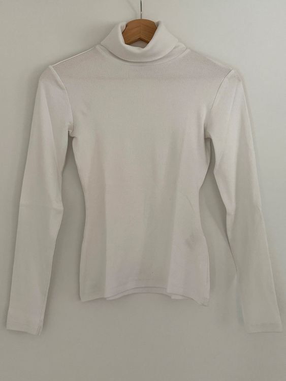 Maglioni & Felpe: Weisser Rippen Rollkragenpullover Grösse XS/S – Usato da Regensberg venduto da ani_97f7