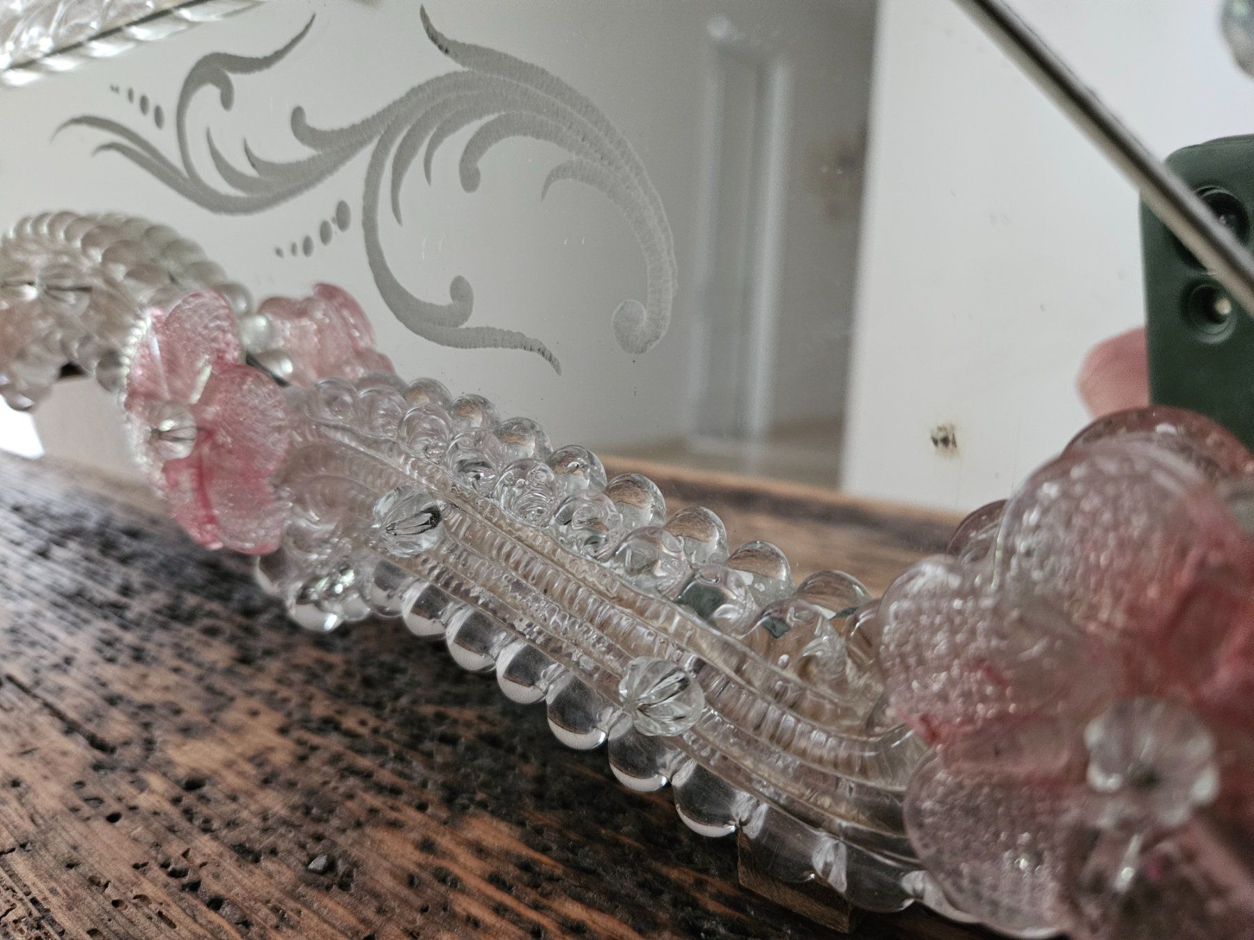 Murano Specchi: Grosser Murano Glas Spiegel – Usato da Oberrieden venduto da Sun-and-Sand 5