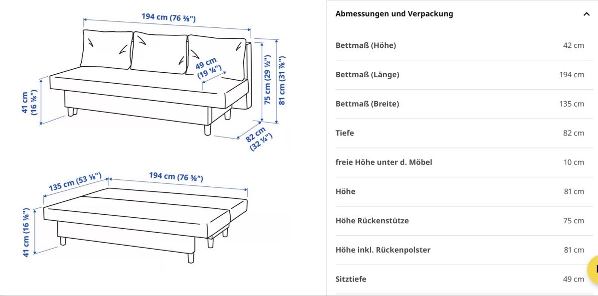 Ikea Divani: Bettsofa Ikea ÄLVDALEN – Usato da Bützberg venduto da Seller_be 3