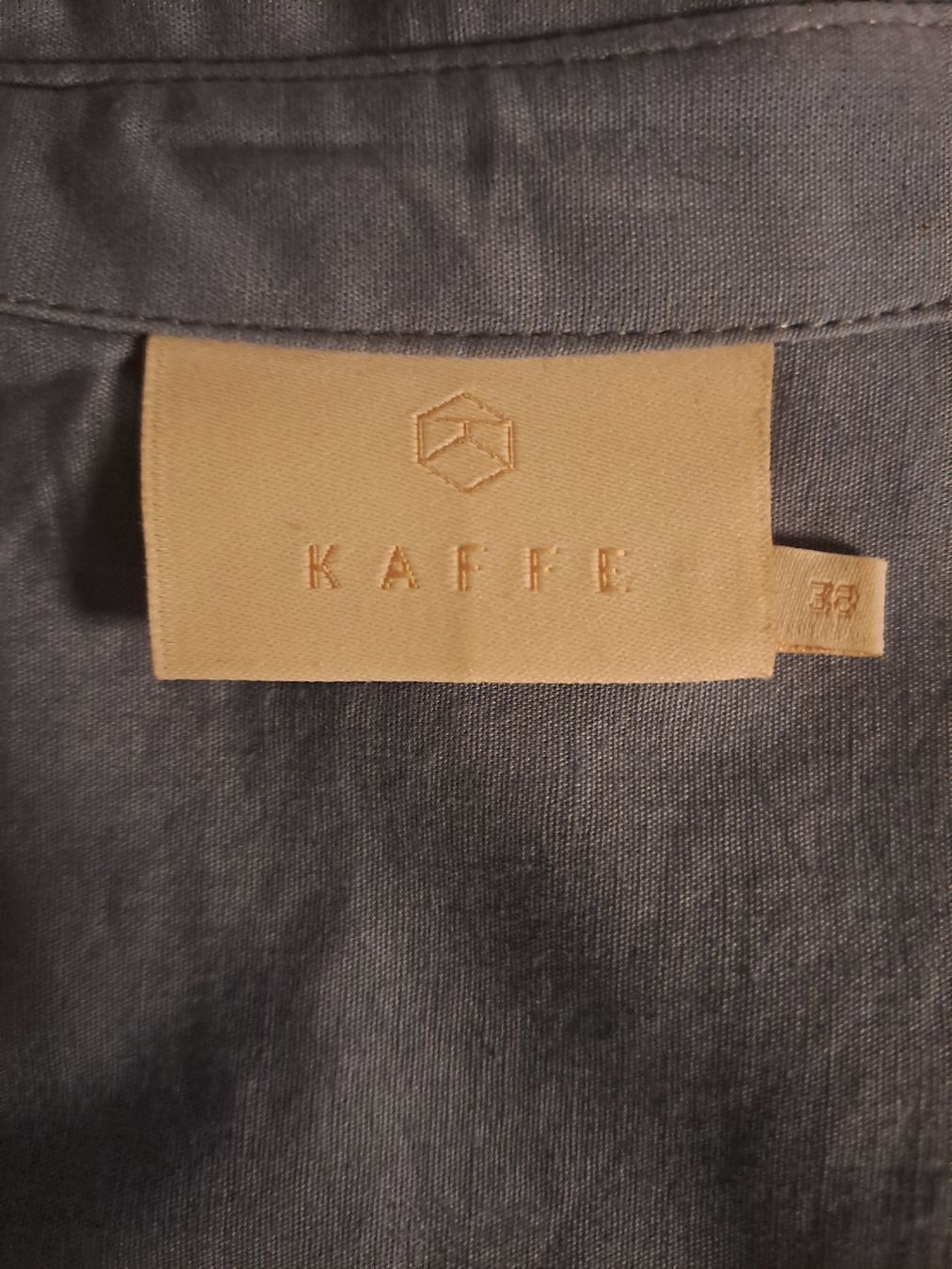 Vestiti: Kaffe Carolina Kleid hellblau Grösse 38 100% Baumwolle – Nuovo e nell'imballaggio originale da Basel venduto da Sevenaa 3