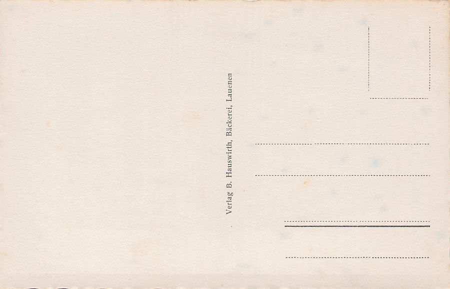 Cartoline postali: ALPIN: Lauenensee, um 1935 – Usato da Frauenfeld venduto da POML 1