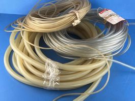 3 alte Schläuche wie Silikon / PVC / Benolit 4/2