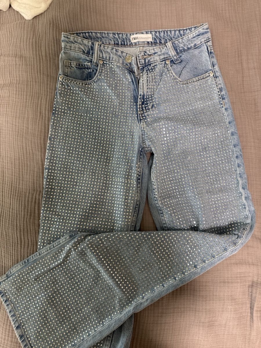 Zara Jeans: ZARA Jeans mit Glitzersteinen – Gebraucht aus Urdorf von san_5mgg 1
