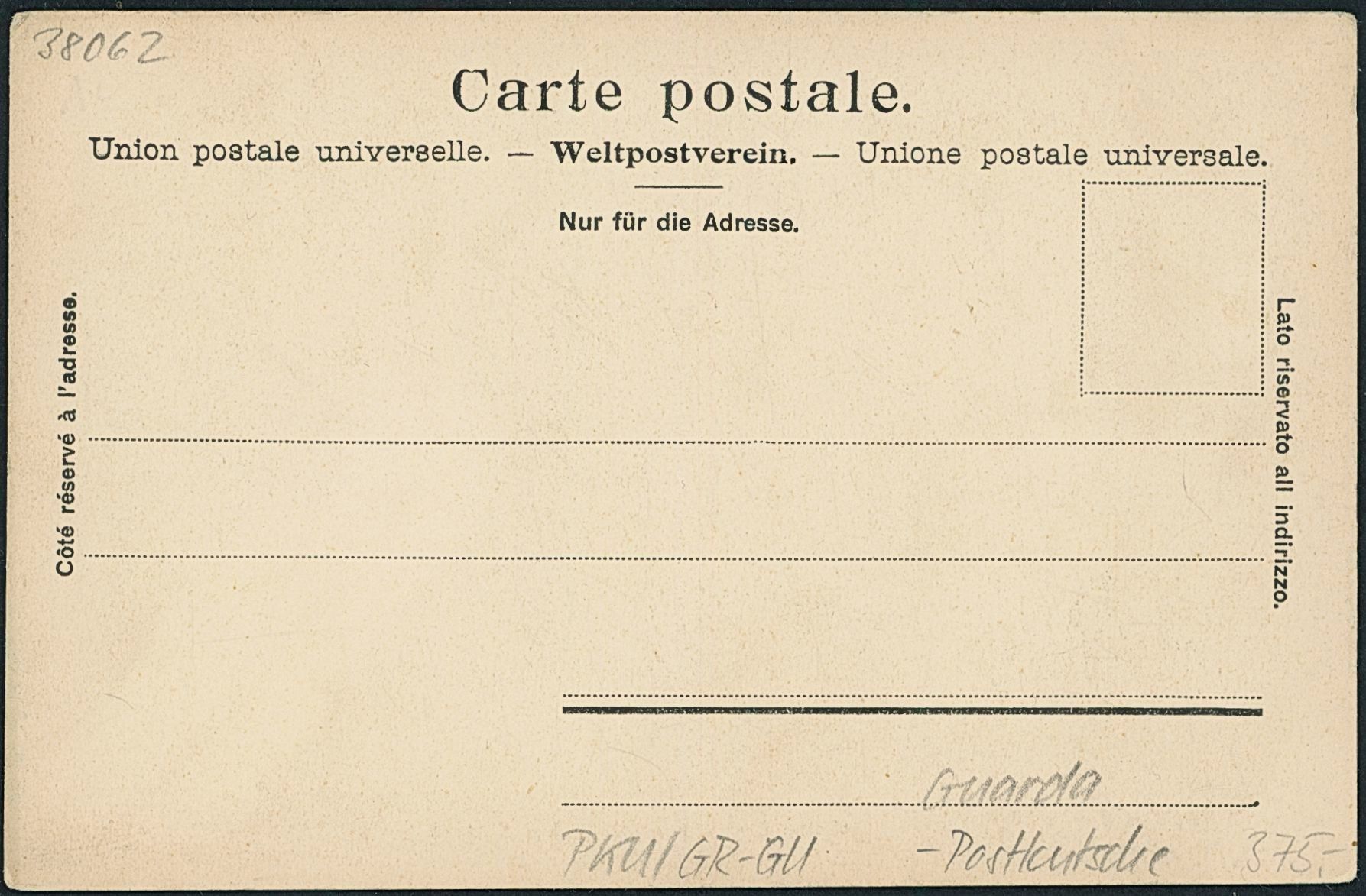Ansichtskarten: GR Guarda - Postkutsche – Neu (gemäss Beschreibung) aus Schindellegi von leecollect 1