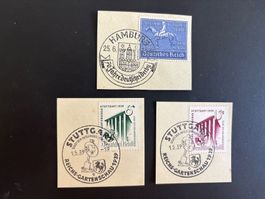 Marken Deutsches Reich 1939 m. vollem Sonderstempel