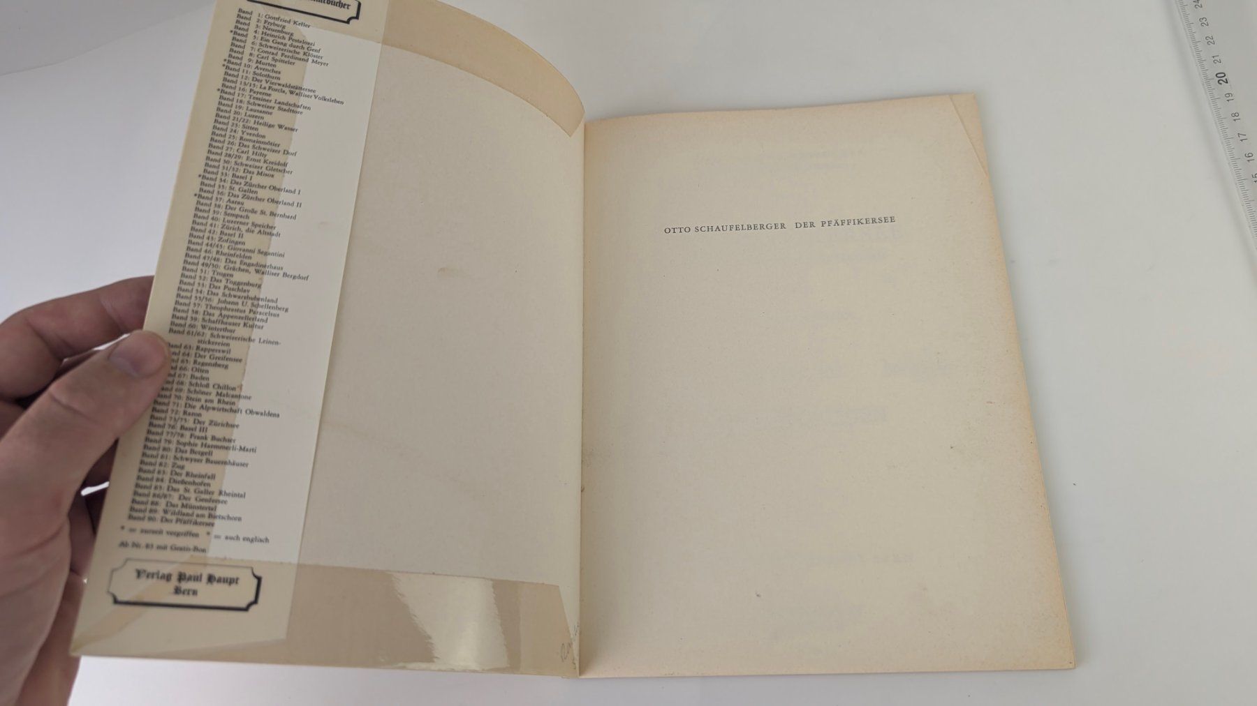 Libri: Schweizer Heimatbücher: Der Pfäffikersee 1959 – Usato da Zürich venduto da axolottchen 2