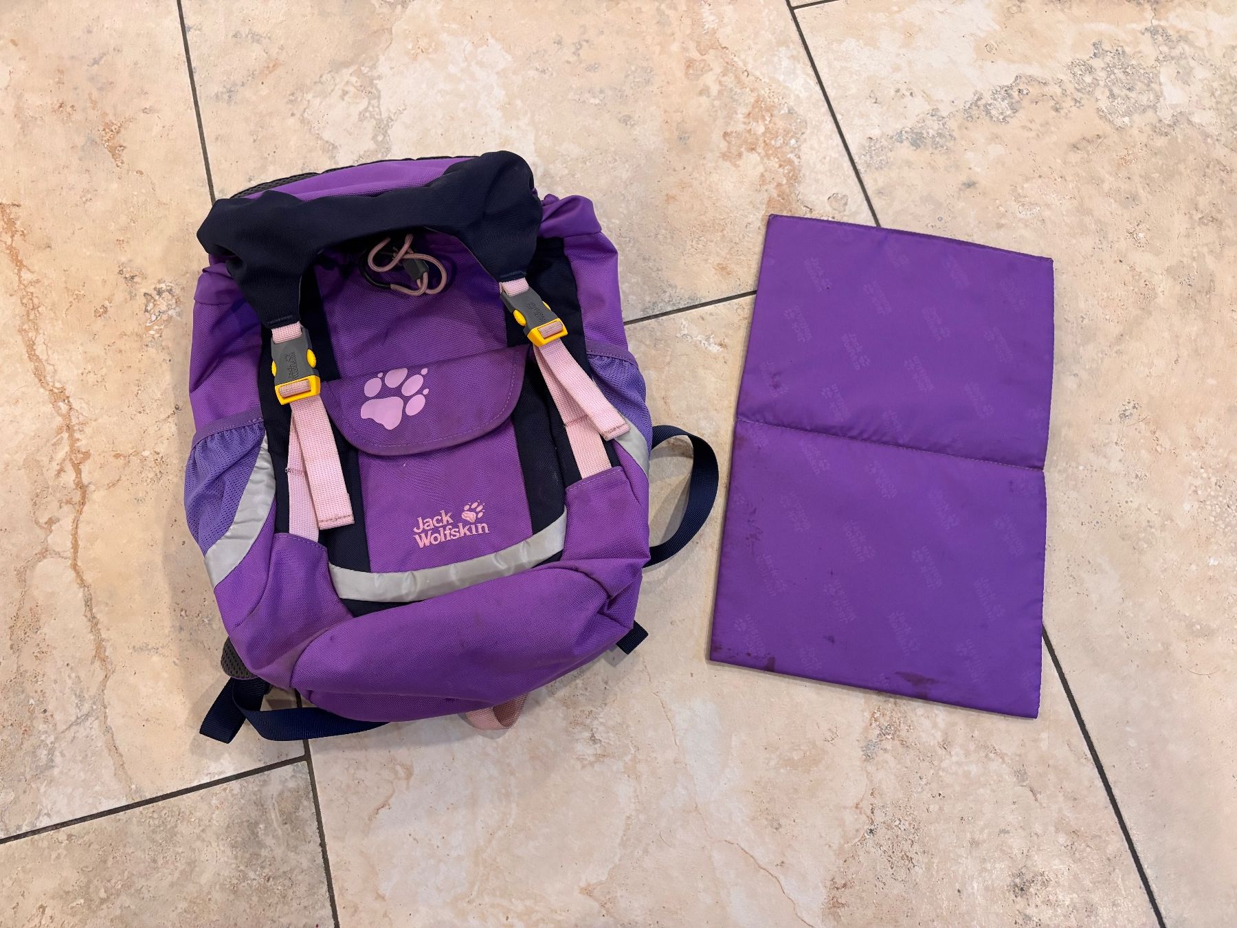 Jack Wolfskin Borse & Zaini: Jack Wolfskin Rucksack, violett – Usato da St. Niklaus VS venduto da Wallis4ever