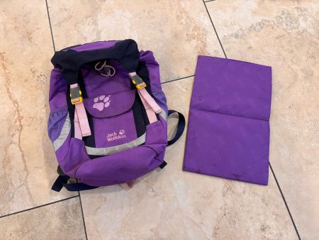 Jack Wolfskin Rucksack, violett