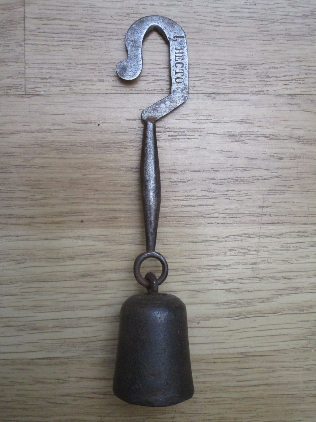 Bilance e pesi: Antikes Gewicht 1857  1/2 HECTO – Usato da Heimberg venduto da Lupo57 2