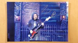 Geezer Butler, Original - Autogramm auf Foto in Farbe