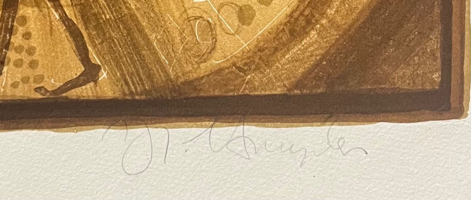 Grafica & Litografie: HANS RUDOLF STRUPLER GROSSE LITHOGRAPHIE SIGNIERT NUMMERIERT – Usato da Gersau venduto da kunst-online 1