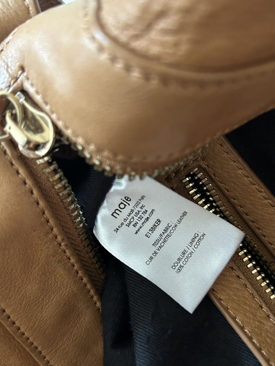 Maje Borse da donna: Tasche, hellbraun, 100% Leder von Maje – Usato da Bern venduto da ellebasiH 7