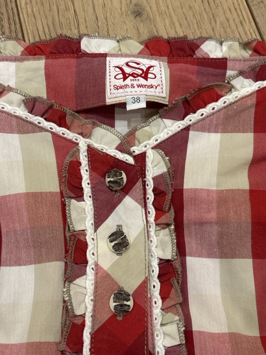 Camicette: Rote Dirndlbluse / 38 – Nuovo (secondo la descrizione) da Appenzell venduto da babet01 2