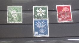 PJ 1946 Rodolphe Toepffer, Alpenblumen ganzer Satz gest.
