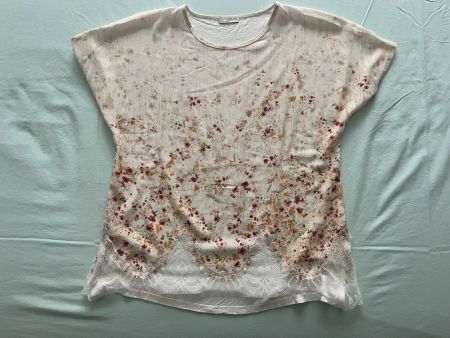 Damen T-Shirt Zara crème Farbe Grösse S