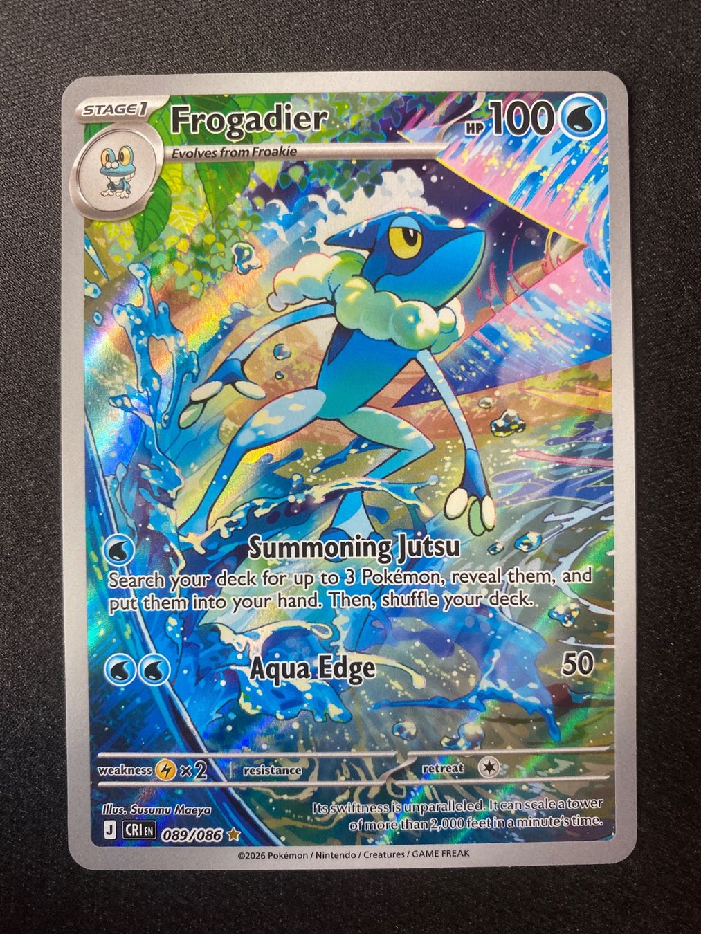Pokémon Sammelbilder & Trading cards: Frogadier  89 - Amphizel - Chaos Rising - EN – Neu (gemäss Beschreibung) aus Hausen AG von Shrade