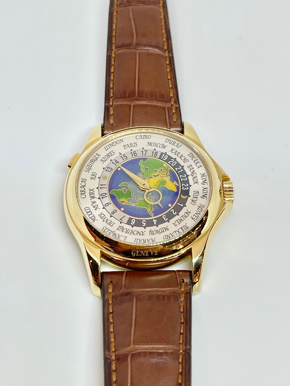 Patek Philippe Orologi: Patek Philippe 5131J Worldtime Brand New – Nuovo (secondo la descrizione) da Lugano venduto da Superstudiolugano