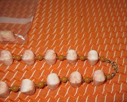Halskette, Modeschmuck mit Ersatzperlen, 22 cm (44)