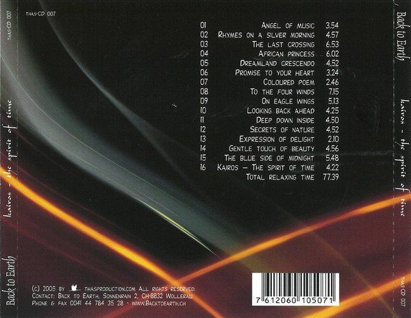 CD: Kairos - Back To Earth (F2) CD – Usato da Sessa venduto da fraenklishop 1