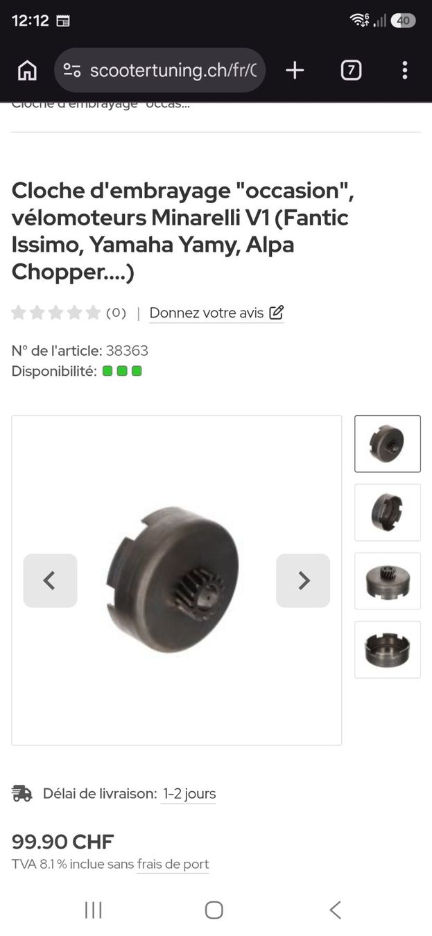 Cilo Mofa-Ersatzteile: Embrayage Cilo set comme neuf – Gebraucht aus Pully von Abba70 4
