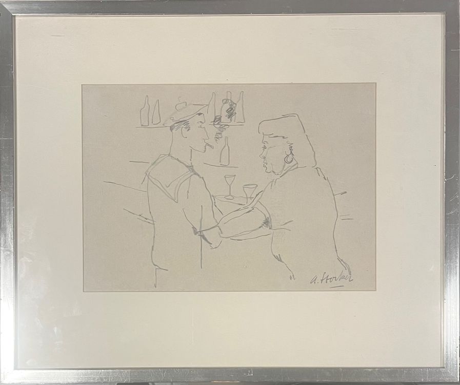 Alex Stocker (1926-1954) Zeichnung Handsigniert (Gebraucht) in Hochdorf ...