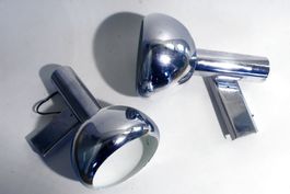 Ein Paar Space-Age Designspots aus Germany, Chrom, 1970