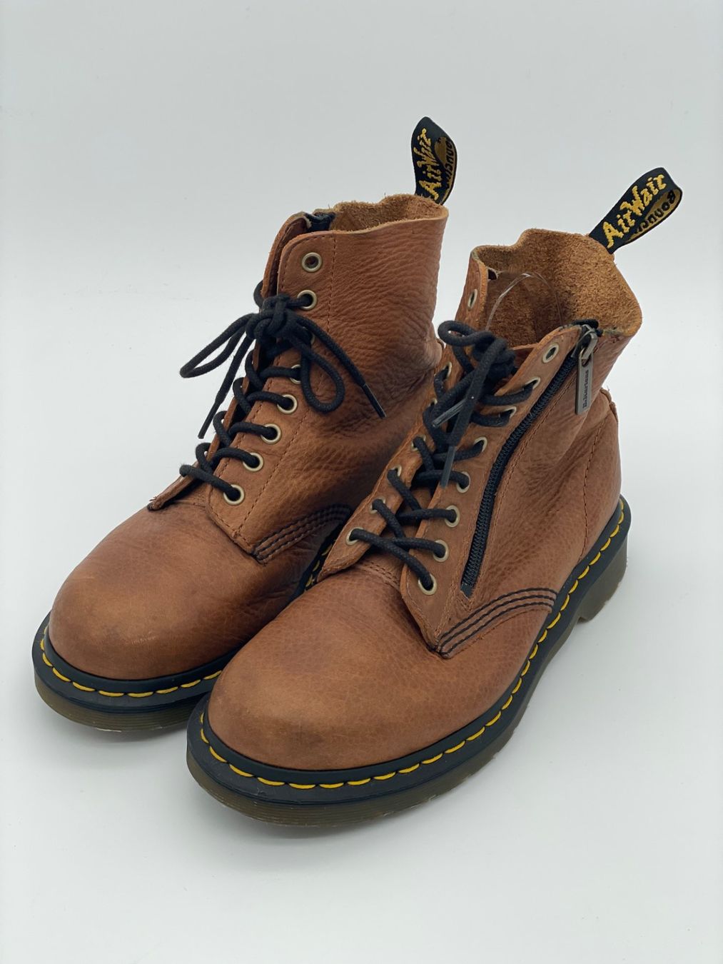 Dr. Martens Scarpe da donna: Dr. Martens Pascal w/Zip Combat Stiefel EU 39 Braun – Usato da Zürich venduto da shoe_shop 2