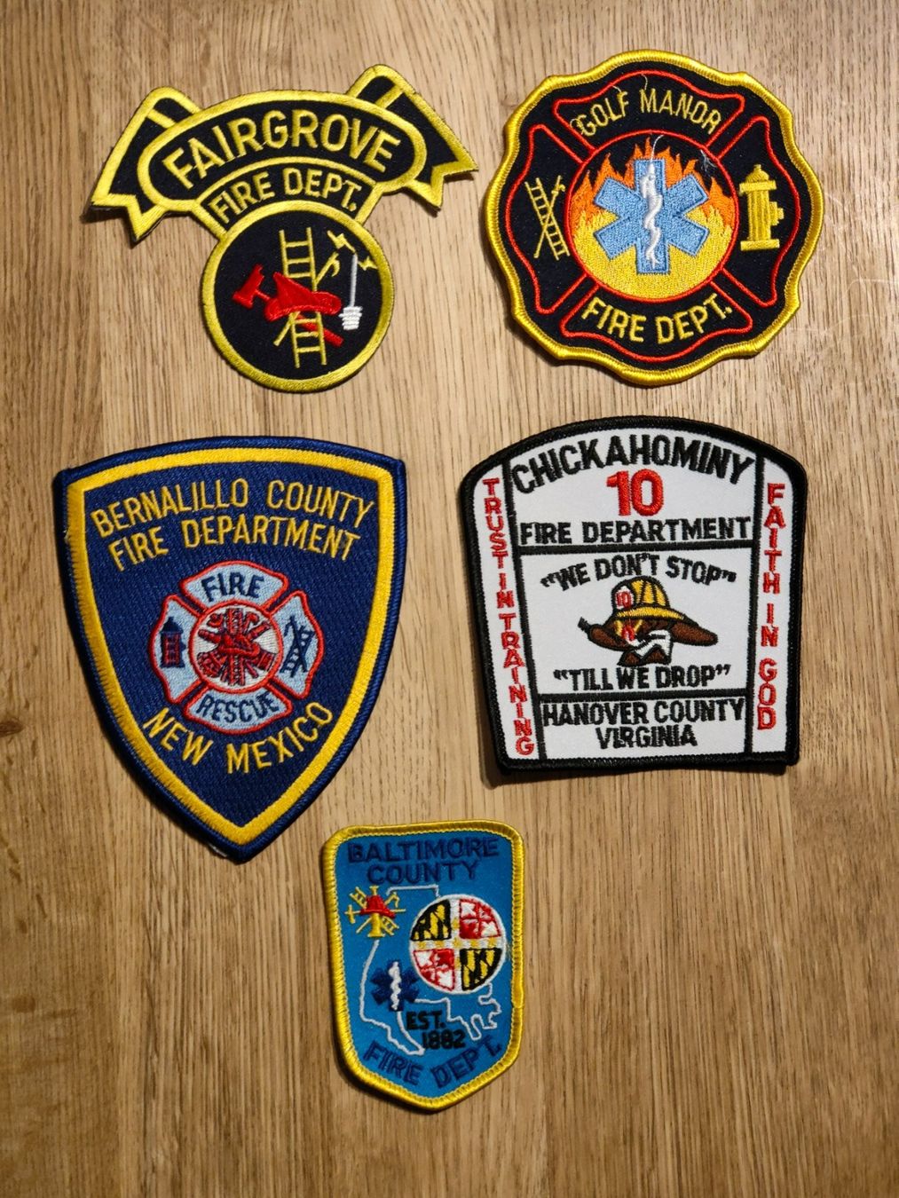 Patches: Pompiers USA – Gebraucht aus Payerne von jacmar