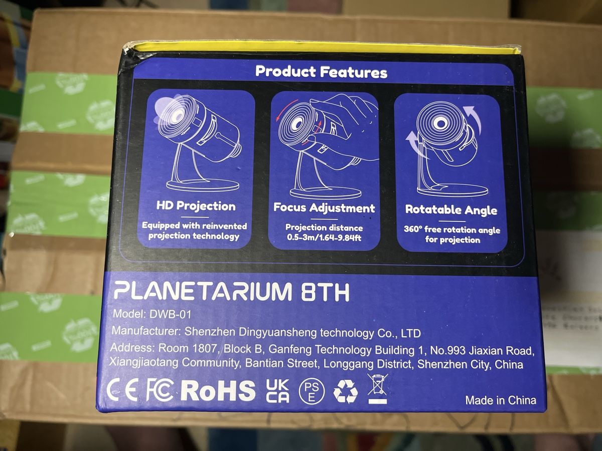 Proiettori: Galaxy Projector PLANETARIUM 8TH HD Projection Night Light – Nuovo e nell'imballaggio originale da Emmenbrücke venduto da evo34 2