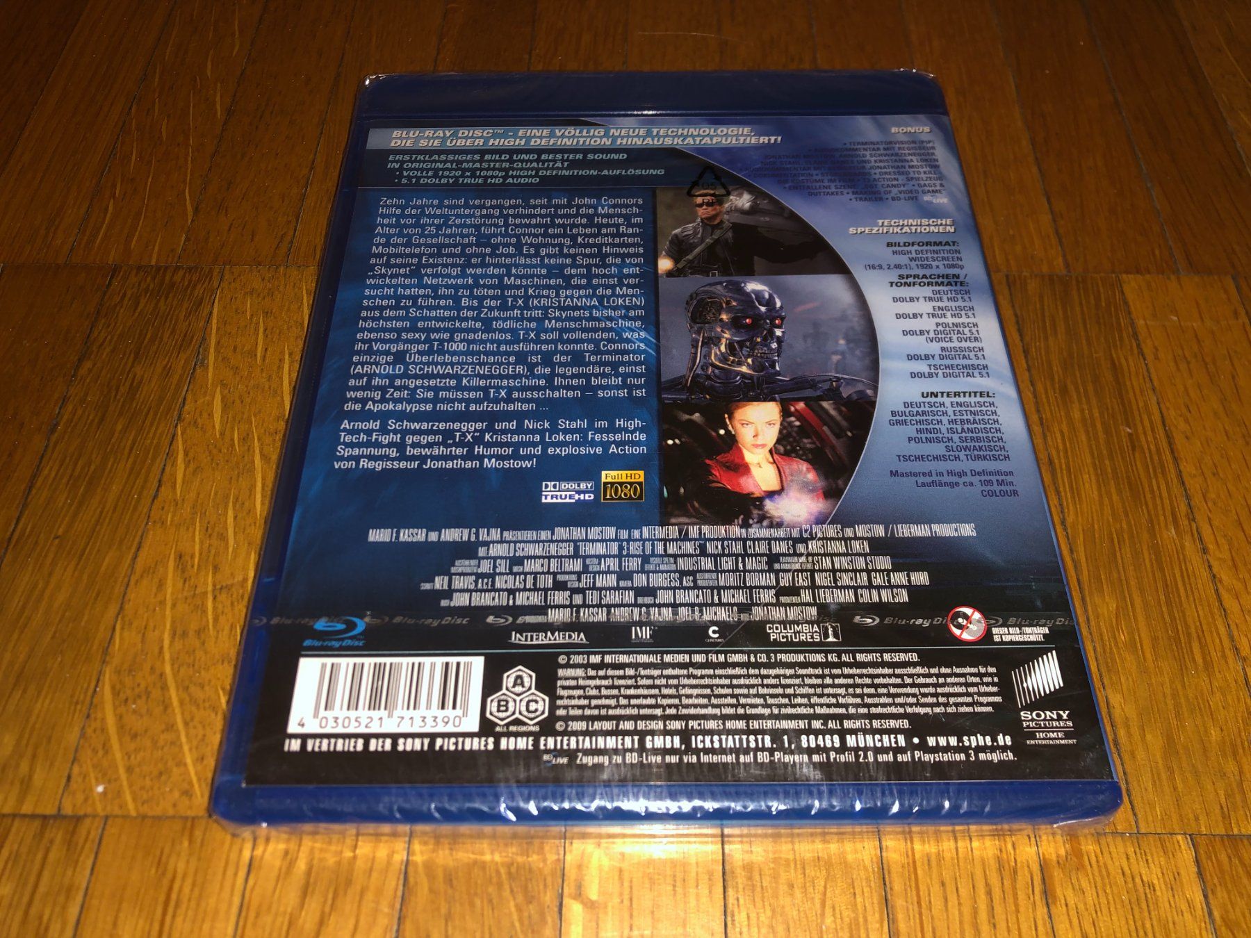 Tutti i DVDs: Terminator 3 - BLU-RAY - UNCUT – Nuovo e nell'imballaggio originale da Basel venduto da havsok 1