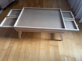 Puzzeltisch Holz mit vier Schubladen guter Zustand