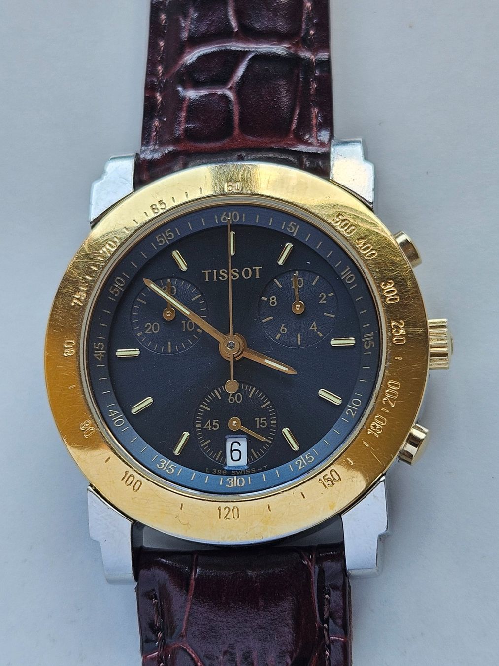 Tissot Orologi: 553 Tissot Chronograph Date Quartz – Usato da Berikon venduto da mmm21