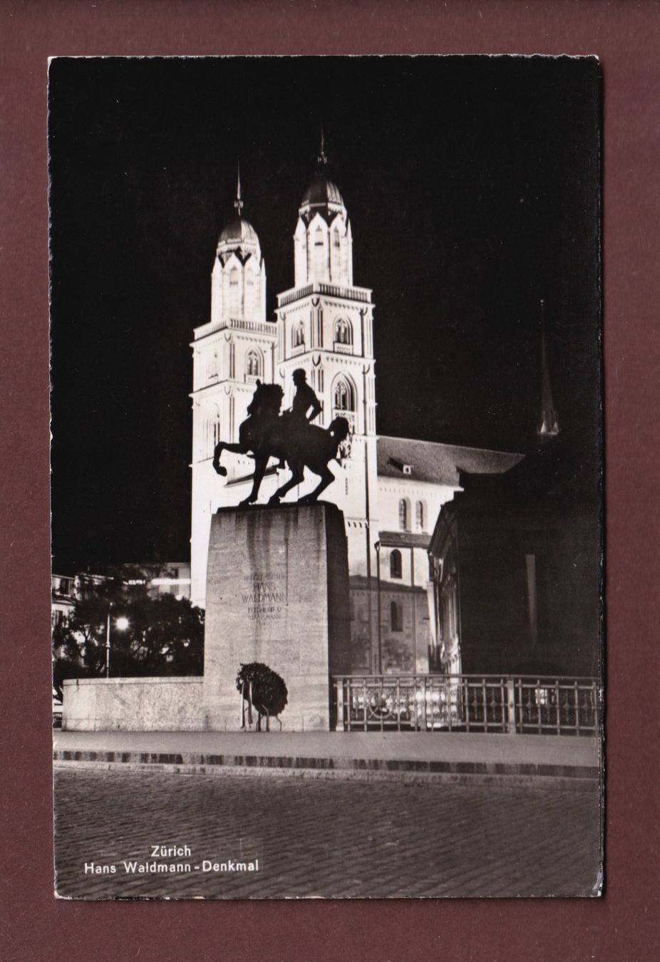 Cartoline postali: ZÜRICH - Hans Waldmann Denkmal – Usato da Pully venduto da nicecards