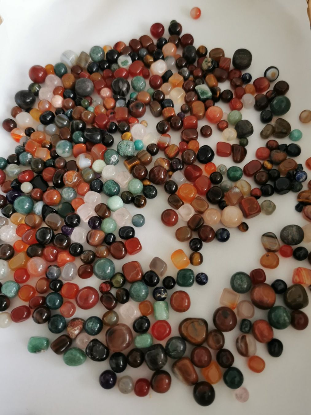 Pietre preziose: MIX - Edelstein/Schmuckstein, 4-7mm ca.200gr – Nuovo e nell'imballaggio originale da Dierikon venduto da Buntspecht-10 5