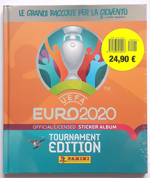 UEFA EURO 2020 Stickers 2021 Tournament Edition - Pack pour démarrer ta collection - Panini - Football - Jeux - Jouets