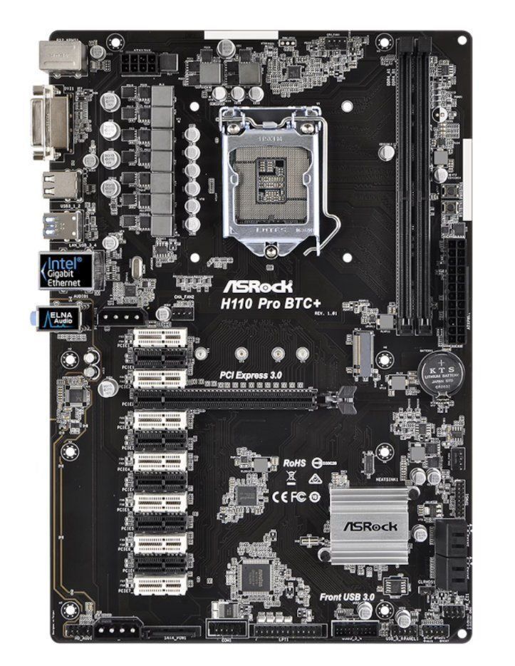 Asrock Schede madri: AsRock H110 PRO BTC+ Mining Mainboard – Usato da Wettingen venduto da Schabernack_sam